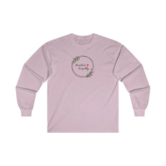 Men's Ultra Cotton Long Sleeve Tee, Olive Branch Logo