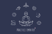 Men's Ultra Cotton Long Sleeve Tee, Mantras of the Mind