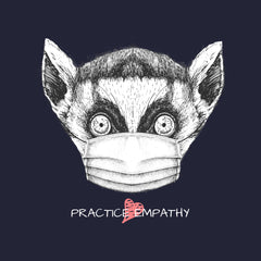 Men's Ringer Tee, Lenny the Lemur