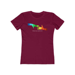Women's The Boyfriend Tee, My Hand to Yours-Practice Empathy