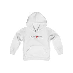 Youth Heavy Blend Hooded Sweatshirt, Classic Logo