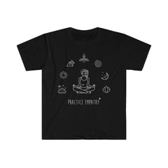 Women's Softstyle Graphic Tee, Mantras of the Mind-Practice Empathy