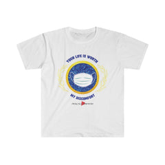 Women's Softstyle Graphic Tee, I Choose Discomfort-Practice Empathy
