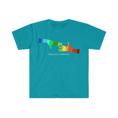 Women's Softstyle Graphic Tee, My Hand to Yours-Practice Empathy