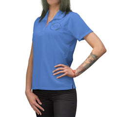 Women's Embroidered Polo Shirt, Olive Branch Logo