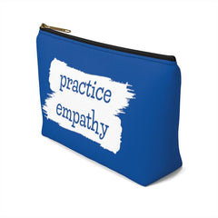 Accessory Pouch, Brushes Logo, royal blue-Bags-Practice Empathy