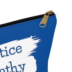 Accessory Pouch, Brushes Logo, royal blue-Bags-Practice Empathy