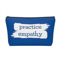 Accessory Pouch, Brushes Logo, royal blue-Bags-Practice Empathy