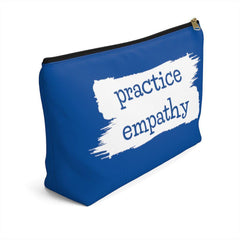 Accessory Pouch, Brushes Logo, royal blue-Bags-Practice Empathy