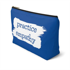 Accessory Pouch, Brushes Logo, royal blue-Bags-Practice Empathy