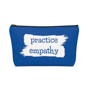 Accessory Pouch, Brushes Logo, royal blue-Bags-Practice Empathy