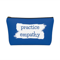 Accessory Pouch, Brushes Logo, royal blue-Bags-Practice Empathy