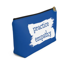 Accessory Pouch, Brushes Logo, royal blue-Bags-Practice Empathy