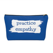 Accessory Pouch, Brushes Logo, royal blue-Bags-Practice Empathy