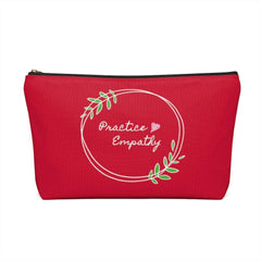 Accessory Pouch, Olive Branch Logo, fire engine red-Bags-Practice Empathy