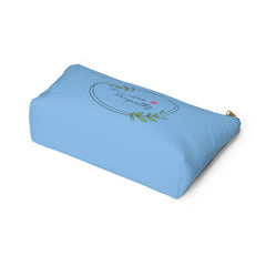 Accessory Pouch, Olive Branch Logo, light blue-Bags-Practice Empathy
