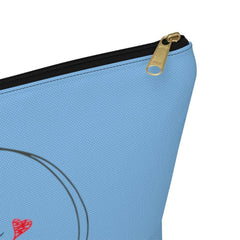 Accessory Pouch, Olive Branch Logo, light blue-Bags-Practice Empathy