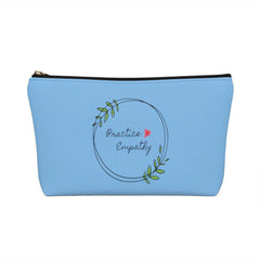 Accessory Pouch, Olive Branch Logo, light blue-Bags-Practice Empathy