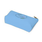 Accessory Pouch, Olive Branch Logo, light blue-Bags-Practice Empathy
