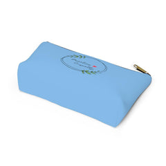 Accessory Pouch, Olive Branch Logo, light blue-Bags-Practice Empathy