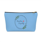 Accessory Pouch, Olive Branch Logo, light blue-Bags-Practice Empathy
