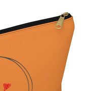 Accessory Pouch, Olive Branch Logo, orange-Bags-Practice Empathy