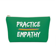 Accessory Pouch, Rainbow Logo, forest green-Bags-Practice Empathy