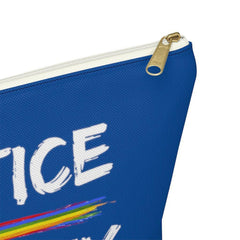 Accessory Pouch, Rainbow Logo, royal blue-Bags-Practice Empathy