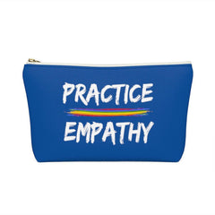 Accessory Pouch, Rainbow Logo, royal blue-Bags-Practice Empathy
