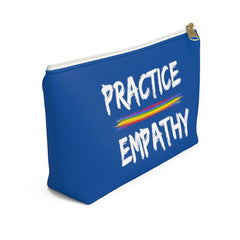 Accessory Pouch, Rainbow Logo, royal blue-Bags-Practice Empathy