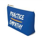 Accessory Pouch, Rainbow Logo, royal blue-Bags-Practice Empathy