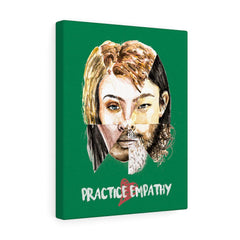 Akin, Canvas Gallery Wrap, forest green-Canvas-Practice Empathy