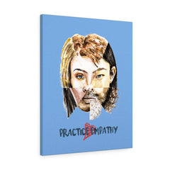 Akin, Canvas Gallery Wrap, light blue-Canvas-Practice Empathy