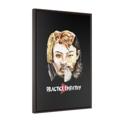 Akin, Premium Framed Canvas, black-Canvas-Practice Empathy