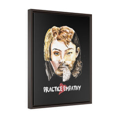 Akin, Premium Framed Canvas, black-Canvas-Practice Empathy