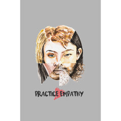 Akin, Premium Framed Canvas, light gray-Canvas-Practice Empathy