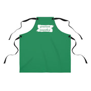 Apron, Brushes Logo, forest green-Accessories-Practice Empathy