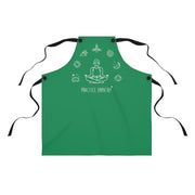 Apron, Mantras of the Mind, male, forest green-Accessories-Practice Empathy