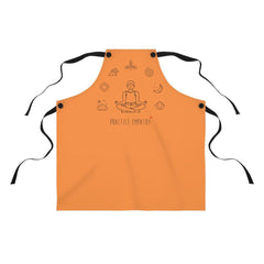 Apron, Mantras of the Mind, male, orange-Accessories-Practice Empathy