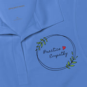 Women's Embroidered Polo Shirt, Olive Branch Logo