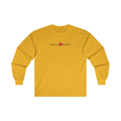 Men's Ultra Cotton Long Sleeve Tee, Classic Logo