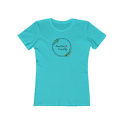 Women's The Boyfriend Tee, Olive Branch Logo