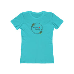 Women's The Boyfriend Tee, Olive Branch Logo
