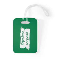 Bag Tag, Brushes Logo, forest green-Accessories-Practice Empathy