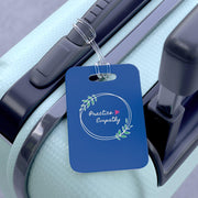 Bag Tag, Olive Branch Logo, royal blue-Accessories-Practice Empathy