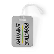 Bag Tag, Rainbow Logo, light gray-Accessories-Practice Empathy
