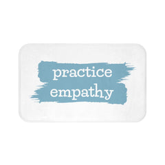 Bath Mat, Brushes Logo-Home Decor-Practice Empathy