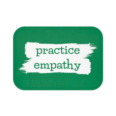 Bath Mat, Brushes Logo, forest green-Home Decor-Practice Empathy