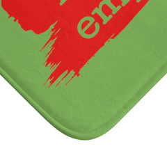 Bath Mat, Brushes Logo, green apple-Home Decor-Practice Empathy