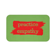 Bath Mat, Brushes Logo, green apple-Home Decor-Practice Empathy
